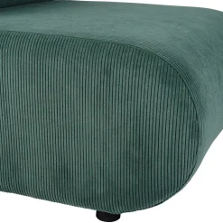 Fauteuil en velours côtelé vert - Chelsea