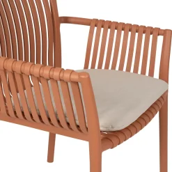 Fauteuil extérieur terracotta - Lumi