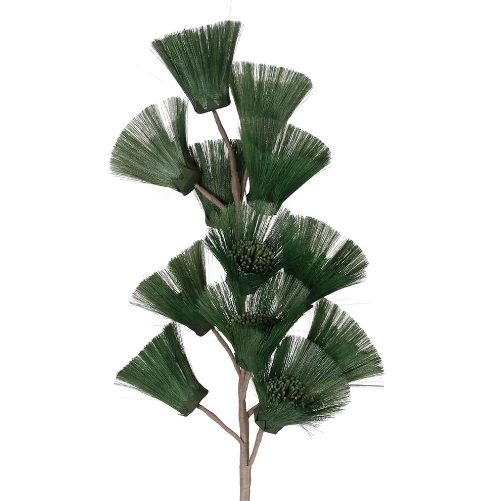 Fleur artificielle camae vert foncé