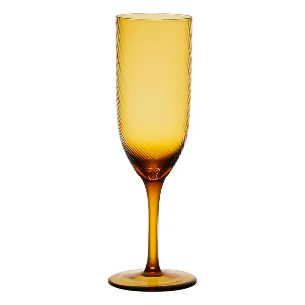 Flute en verre ambre 25cl - Champart