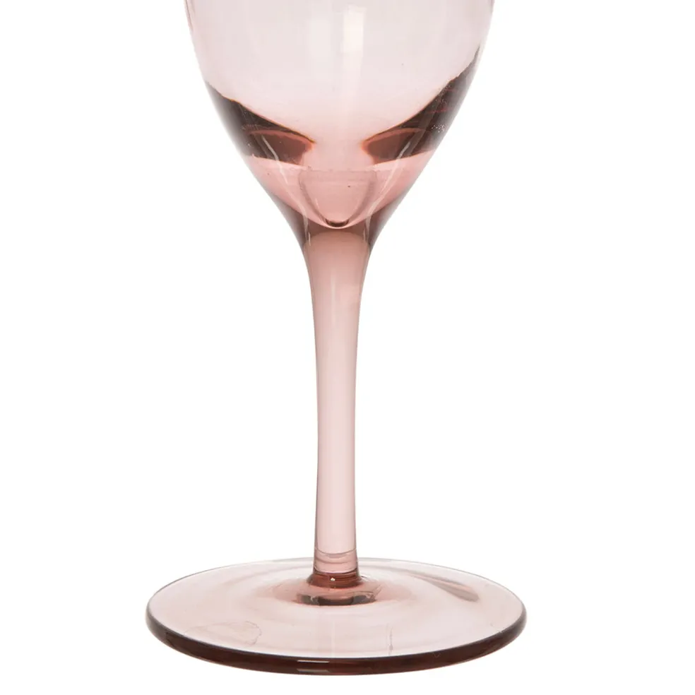 Flute en verre figue et doré 25cl - Funny