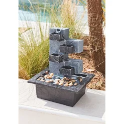 Fontaine d'extérieur 5 niveaux h27cm