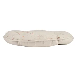 Galette de chaise ronde en coton beige d40cm - Lucile