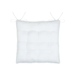 Galette de chaise 40x40x5cm blanc - Asgard