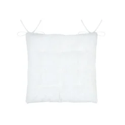 Galette de chaise 40x40x5cm blanc - Asgard