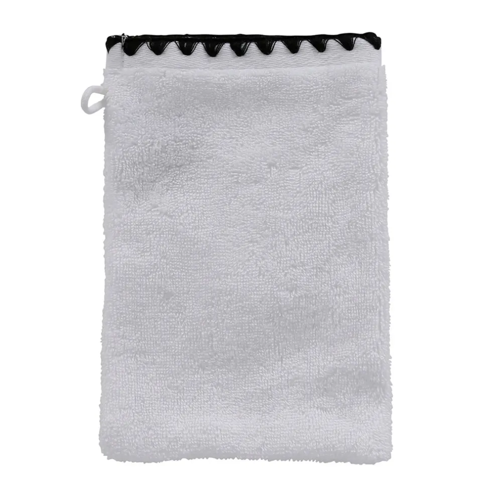 Gant de toilette en coton blanc 15x21cm - Issey