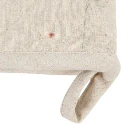 Gant et manique en coton beige - Lucile