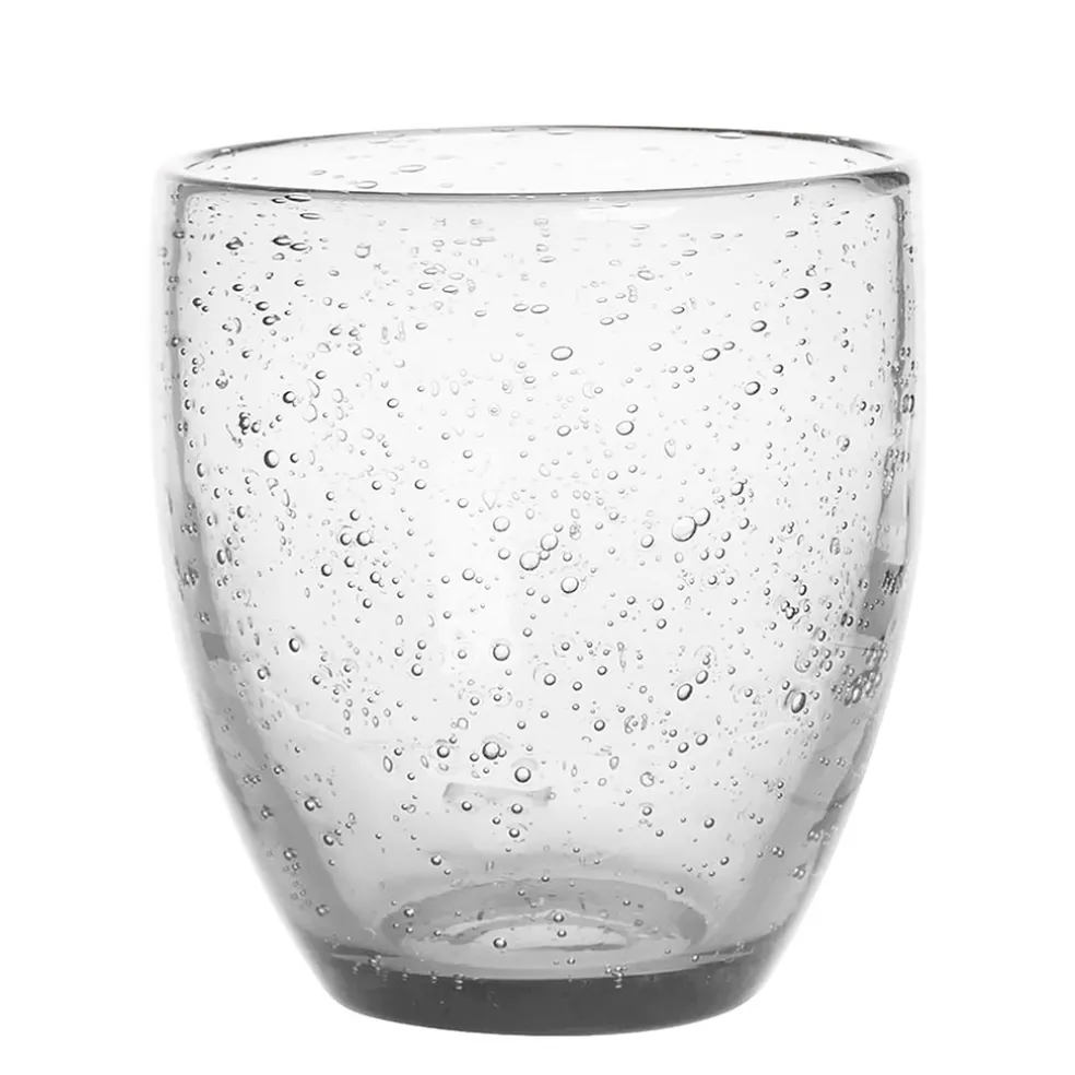 Gobelet 35cl artisan bullé transparent