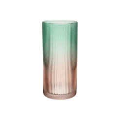 Gobelet en cristallin vert et corail 45cl givré - Adria