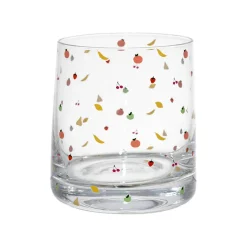 Gobelet en verre et fruits multicolore 25cl - Les Fruits