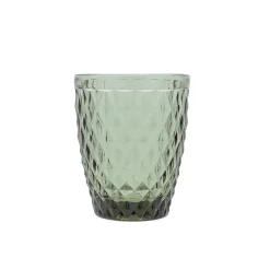 Gobelet en verre vert 22cl - Diamond