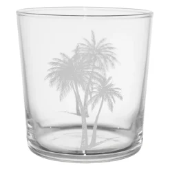 Gobelet palmier en verre blanc 36cl - Bodega