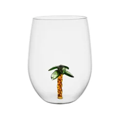 Gobelet palmier en verre 60cl - Colorea