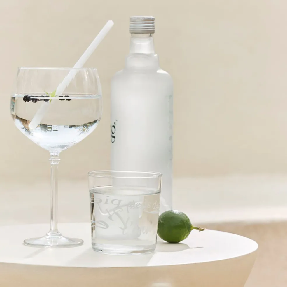 Gobelet pieds dans l'eau en verre blanc 36cl - Bodega