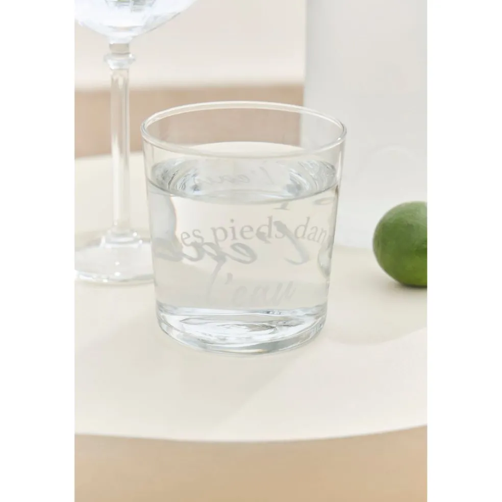 Gobelet pieds dans l'eau en verre blanc 36cl - Bodega
