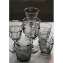 Gobelet visage gris d8x10cm