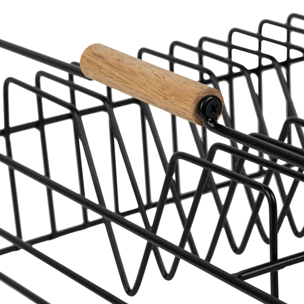 Égouttoir en fer noir 35x34cm