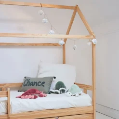 Guirlande 7 coquillages en coton et polyester écru l130cm - Eté A La Mer