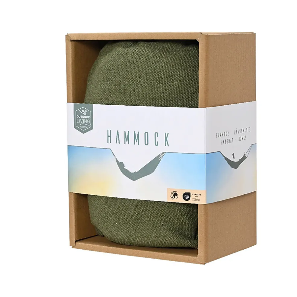 Hamac en tissu vert 200cm