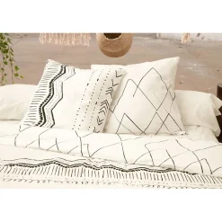 Housse de couette 240x220 cm et 2 taies d'oreiller 60x60cm berbère - Gaia