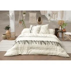 Housse de couette 240x220 cm et 2 taies d'oreiller 60x60cm berbère - Gaia
