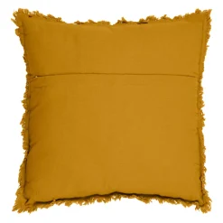 Housse de coussin en coton cumin 45x45cm - Nalia