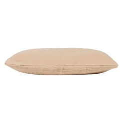 Housse de coussin douceur en gaze de coton terracotta 50x35cm