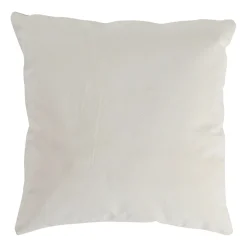 Housse de coussin dune blanc cassé 45x45cm coton