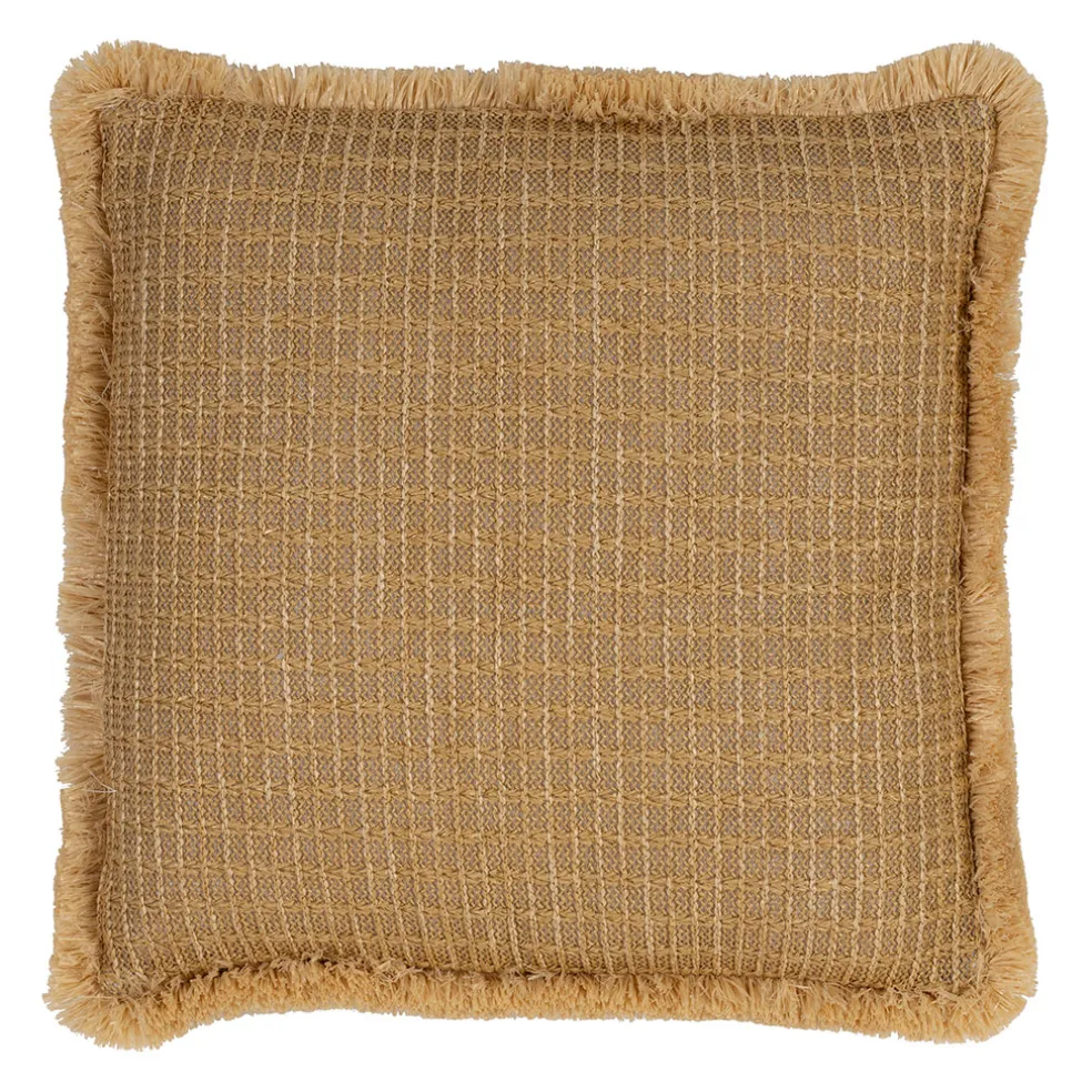 Housse de coussin d'extérieur en tissu naturel 45x45cm - Garden
