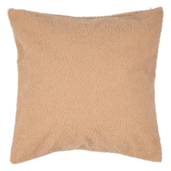 Housse de coussin en bouclettes nude 45x45cm - Funny