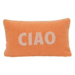Housse de coussin en bouclettes Corail 50x30cm - Funny