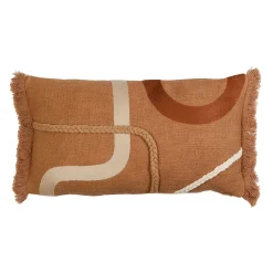 Housse de coussin en coton terracotta 50x30cm - Organic