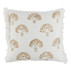 Housse de coussin en coton beige 45x45cm - Jaklel