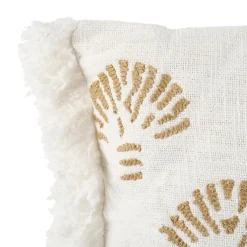 Housse de coussin en coton beige 45x45cm - Jaklel