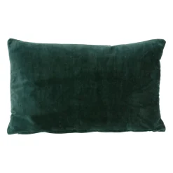 Housse de coussin en coton vert foncé 50x30cm - Mon sapin