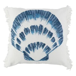 Housse de coussin en coton st-jacques bleu marine 45x45cm - Bord De Mer