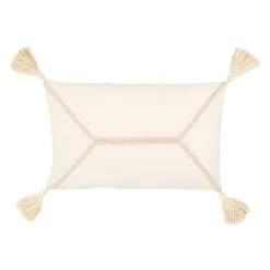 Housse de coussin en coton ecru 50x30cm - Organic
