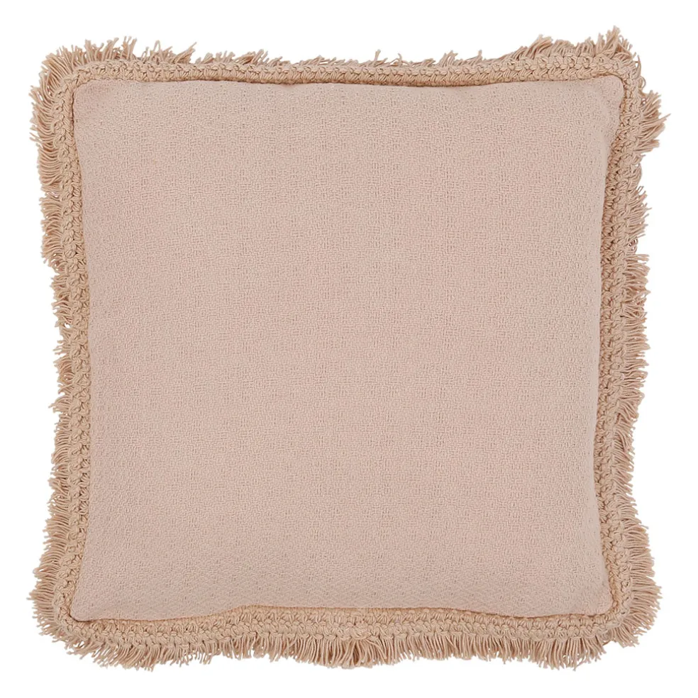 Housse de coussin en coton nude 45x45cm - Amerida