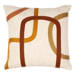 Housse de coussin en coton ecru 45x45cm - Manarola