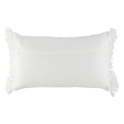 Housse de coussin en coton poisson bleu marine 50x30cm - Bord De Mer