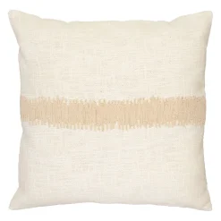 Housse de coussin en coton blanc 45x45cm - Horizon