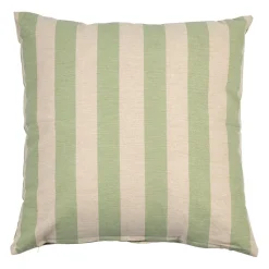 Housse de coussin en coton vert 45x45cm - Famille