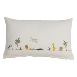 Housse de coussin en coton multicolore 50x30cm - Zawadi