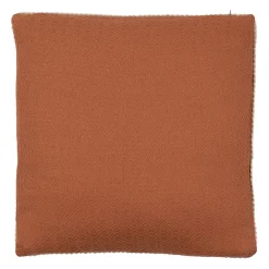 Housse de coussin en coton terracotta 45x45cm - Seguia