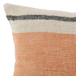 Housse de coussin en lin brique 50x30cm - Hemlin