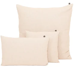 Housse de coussin en lin et coton naturel 80x80cm - Figari
