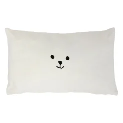 Housse de coussin en velours écru 50x30cm - Songes