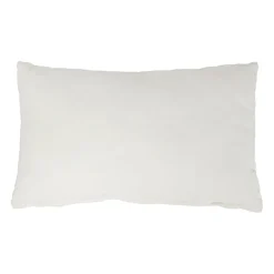 Housse de coussin en velours écru 50x30cm - Songes