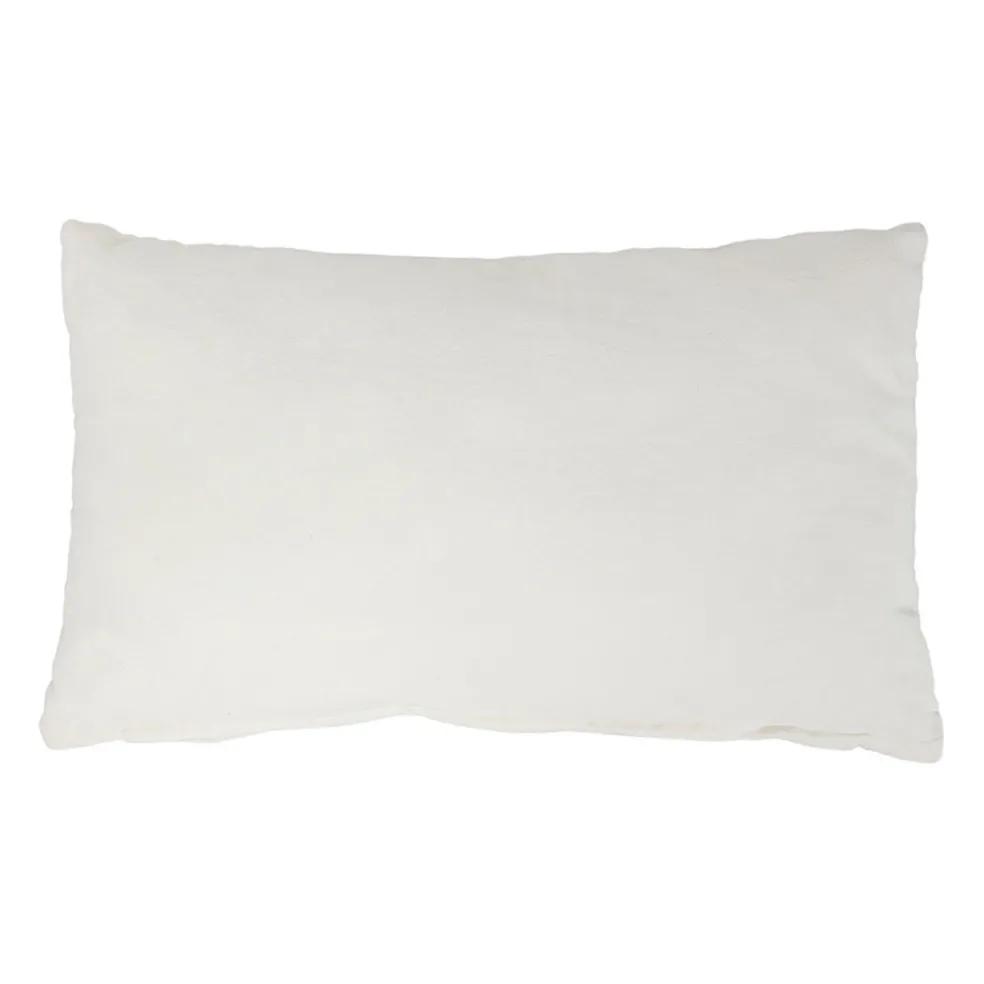 Housse de coussin en velours écru 50x30cm - Songes
