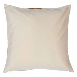 Housse de coussin en velours camel et nude 45x45cm - Klosen